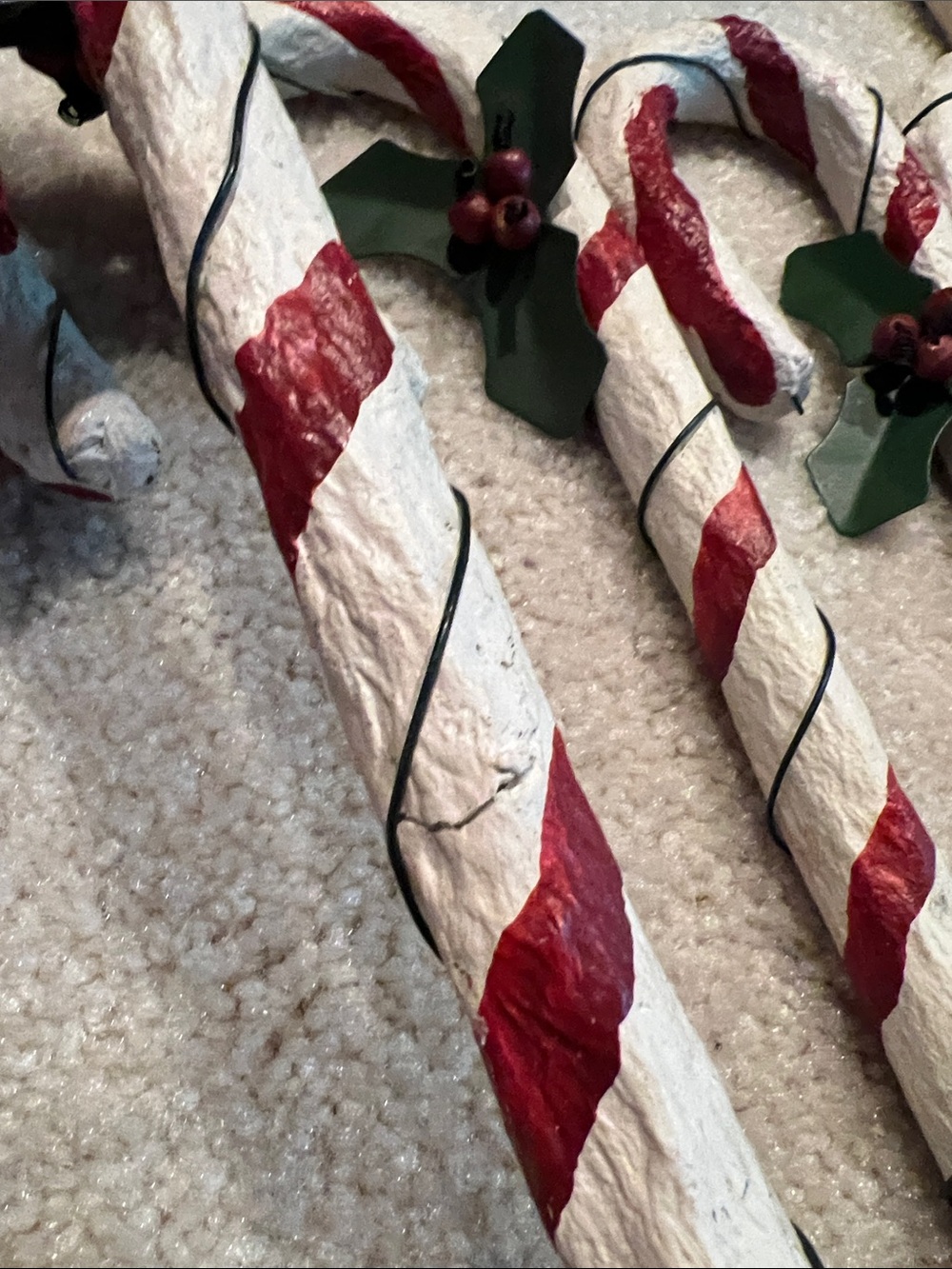 Bundle of 9 Large Rustic Candy Canes - Picture 4 of 5
